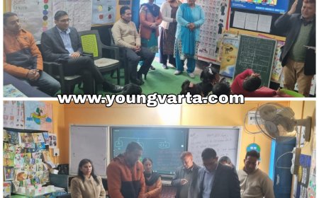 शिक्षा की गुणवत्ता पर विशेष ध्यान रखें अध्यापक , उपायुक्त ने किया राजकीय केंद्रीय प्राथमिक विद्यालय जडेरा का निरीक्षण