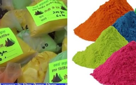 महिलाओं की सराहनीय पहल, होली के लिए तैयार किया 10 क्विंटल हर्बल रंग
