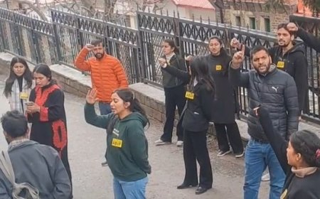 HPU में छात्र संगठनों के बीच हुई खूनी झड़प में ABVP ने  पुलिस पर एकतरफा कार्रवाई का लगाया आरोप