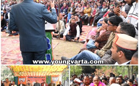 कार्यकर्ताओं को आगे बढ़ाती है भाजपा , आम परिवार से निकला हुआ व्यक्ति भी बन सकता है प्रधानमंत्री : जयराम ठाकुर