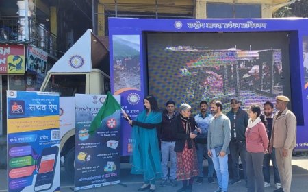 एडीएम ने जागरूकता वाहन को हरी झंडी दिखाकर किया रवाना