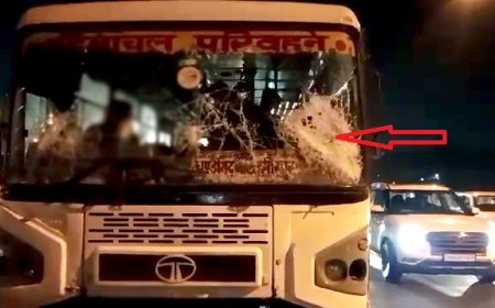 चंडीगढ़ से हमीरपुर जा रही HRTC की बस पर पंजाब में हमला, डंडों से तोड़े शीशे