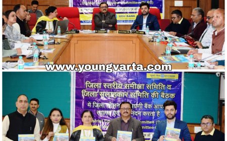 कल्याणकारी योजनाओं का लाभ पात्र लोगों तक पहुंचाने में सहयोग करें बैंक , 9109.28 करोड़ के ऋण वितरित करेंगे बैंक : डीसी 