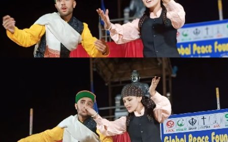 गुजरात के अहमदाबाद में जमाया नाटी रंग,हिमाचल के कलाकारों ने मचाया धमाल 