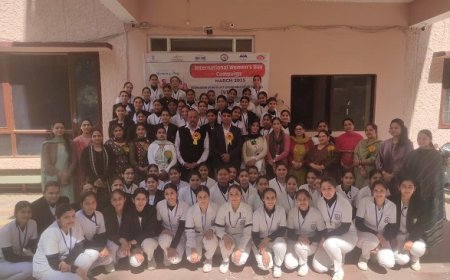 माँ जानकी नर्सिंग कॉलेज में अंतरराष्ट्रीय महिला दिवस का आयोजन