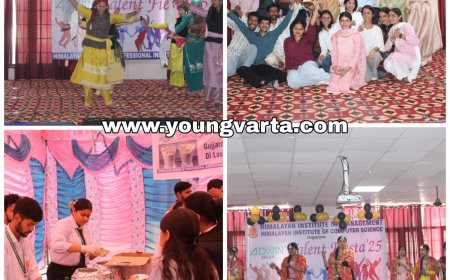 एक दिवसीय टैलेंट फिएस्टा 2025 में हिमाचल और हरियाणा के 9 कॉलेजों के करीब 250 बच्चों ने लिया हिस्सा