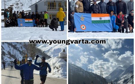 स्नो मैराथन के लिये देश के कोने कोने से जुट रहे हैं सैन्य कर्मी , मैराथन से पूर्व के सप्ताह के ट्रेनिंग कैंप में भाग ले रहे हैं 40 जवान