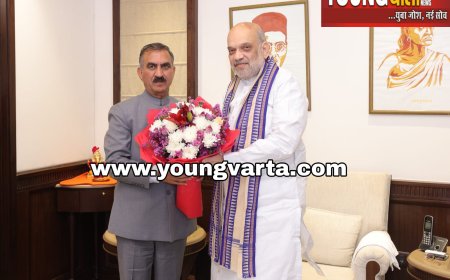 मुख्यमंत्री ने केन्द्रीय गृह मंत्री से की भेंट , प्राकृतिक आपदा में प्रदेश को हुए भारी नुकसान के लिए मांगा मुआवजा 