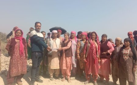 एनएच 707 पर बेतरतीब तरीके से कार्य करने वाली आरजीवी कम्पनी और पेटी ठेकेदारो की मनमानी जारी