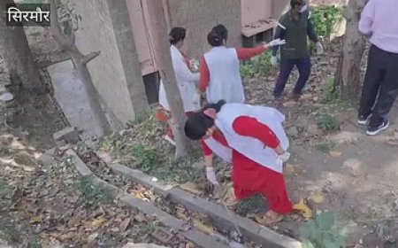 मेडिकल कॉलेज नाहन में चलाया सफाई अभियान, मरीज और उनके तीमारदारों को किया जागरूक