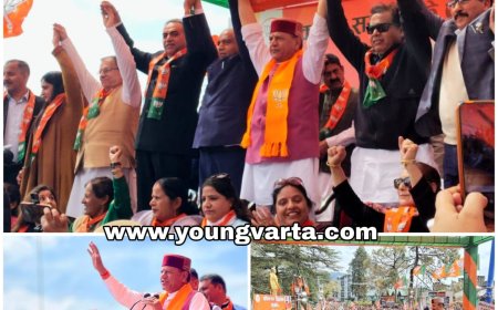 हिमाचल को बर्बाद करने पर तुली है कांग्रेस सरकार , मात्र सवा दो साल में लिया 32,000 करोड़ रुपये का कर्ज : राजीव बिंदल 