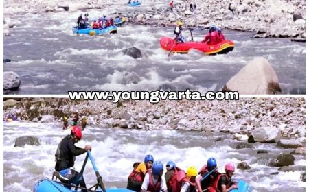 देशभर से बड़ी संख्या में हिमाचल पहुंच रहे सैलानी , पर्यटक एडवेंचर स्पोर्ट्स का ले रहे आनंद
