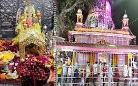 महामाया बाला सुंदरी मंदिर त्रिलोकपुर में चैत्र नवरात्र मेले की तैयारियां