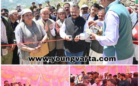 गुणवत्ता युक्त शिक्षा प्रदान करना हमारी प्राथमिकता , क्षेत्र की सड़कों पर खर्च हो रहे 400 करोड़ : रोहित ठाकुर