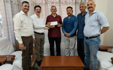 समाज सेवा के लिए आगे आया कोणार्क ग्रुप , मोक्ष धाम नाहन के लिए विकास को दिए 2.51 लाख रूपये 