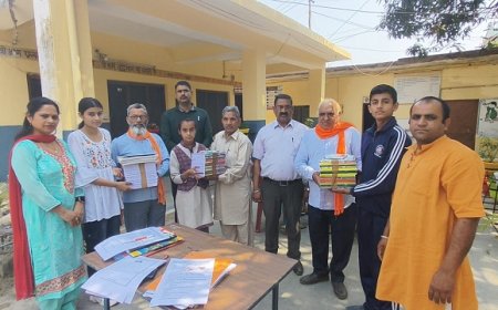 गरीब बच्चों के लिए शिक्षा की नई किरण बनी सनातन सेवा समिति भालत