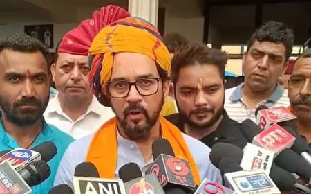 कांग्रेस के कार्यकाल के दौरान देश में आतंकवादी हमलों में हुआ करते थे बम धमाके : अनुराग ठाकुर 