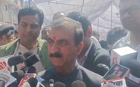 सीएम सुक्खू ने हमीरपुर में अंबेडकर की प्रतिमा का अनावरण कर विभिन्न कार्यों का किया उद्घाटन