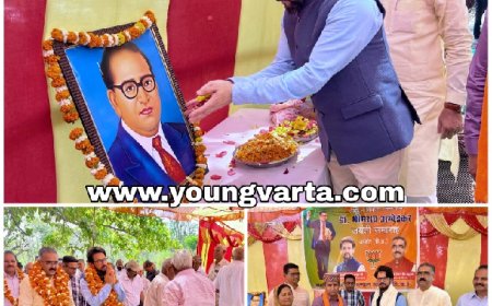 बाबा साहेब के धरोहरों व उनके मूल्यों को सिर्फ़ भाजपा ने सहेजा : अनुराग सिंह ठाकुर