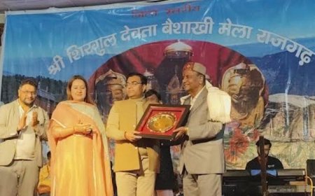 राजगढ़ : बैसाखी मेले की प्रथम सांस्कृतिक संध्या में कलाकारों ने बांधा समा 