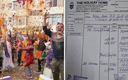 व्यवस्था परिवर्तन का एक और कारनामा , अधिकारियों की होली पार्टी मुख्य सचिव ने खर्चे सवा लाख , अब सरकार भरेगी बिल