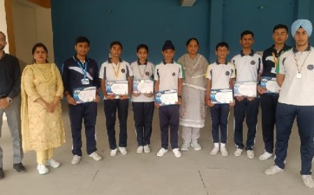 गुरु नानक मिशन पब्लिक स्कूल पांवटा साहिब ने अंतरराष्ट्रीय कंप्यूटर ओलिंपियाड में लहराया परचम 