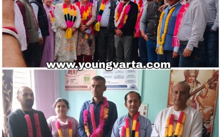 राजेश तोमर को अध्यक्ष व जयपाल अदमाईक को चुना प्राथमिक शिक्षक संघ नोहराधार  महासचिव 