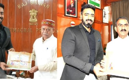 राज्यपाल व मुख्यमंत्री को राज्य स्तरीय हरोली उत्सव-2025 का डीसी ने दिया न्यौता