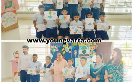 एशियन स्कूल पांवटा साहिब में अर्थ डे पर गूंजा पर्यावरण का संदेश , छात्रों ने रचनात्मक कार्यक्रमों ने लिया हिस्सा