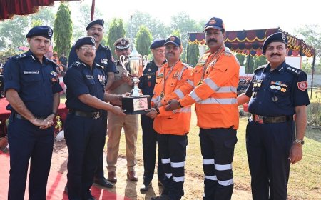 14वीं वाहिनी NDRF की मेंटरशिप में प्रशिक्षित SDRF की टीम ने राष्ट्रीय स्तर पर आयोजित CSSR प्रतियोगिता में पाया प्रथम स्थान  