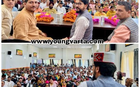 बाबा साहेब के संविधान की आत्मा पर कांग्रेस ने किया प्रहार : अनुराग सिंह ठाकुर 