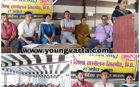 विनीत अध्यक्ष और संदीप बने मिड डे मील वर्करज यूनियन सिरमौर के महासचिव
