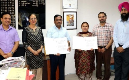 फॉरेंसिक सेवाएं जुन्गा ने पंजाबी यूनिवर्सिटी, पटियाला के फॉरेन्सिक साइंस विभाग के साथ समझौता ज्ञापन किया हस्ताक्षर 