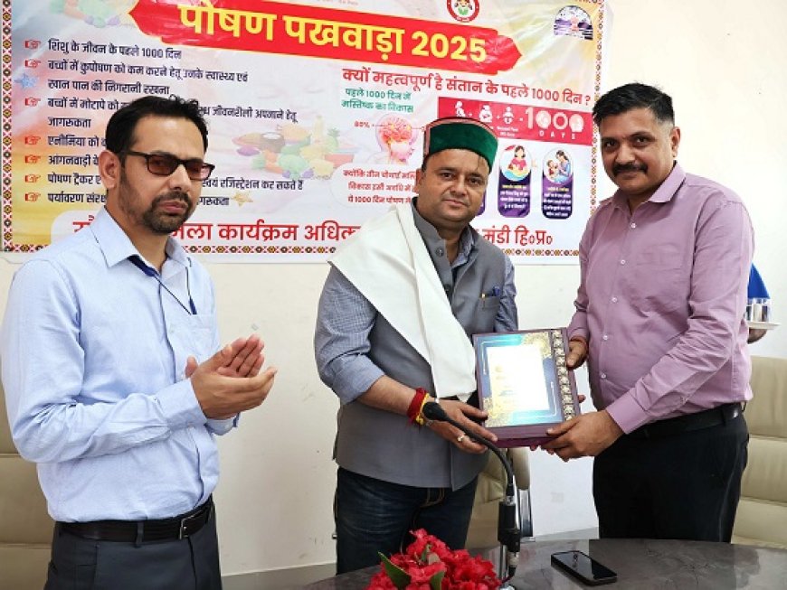 स्वस्थ जीवन जीने के लिए संतुलित और पोषणयुक्त आहार अत्यंत आवश्यक : संजीव गुलेरिया