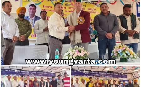 ओवरऑल चैंपियनशिप बनी सोलन आईटीआई , औद्योगिक प्रशिक्षण संस्थान की जिला स्तरीय  खेलकूद प्रतियोगिता संपन्न