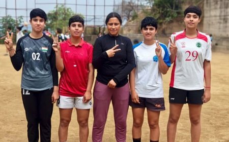 उपलब्धि : बिलासपुर जिले की मोरसिंघी हैंडबाल अकादमी की छह बेटियों का बीएसएफ में चयन 