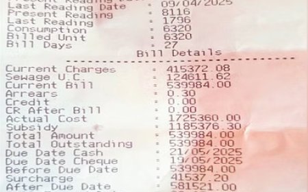 शिमला के कई पेयजल उपभोक्ताओं को पानी के लाखों रुपये के भारी भरकम बिल जारी