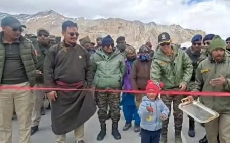 बीआरओ ने 46 दिन की कड़ी मशक्कत के बाद मनाली-लेह सड़क को किया बहाल