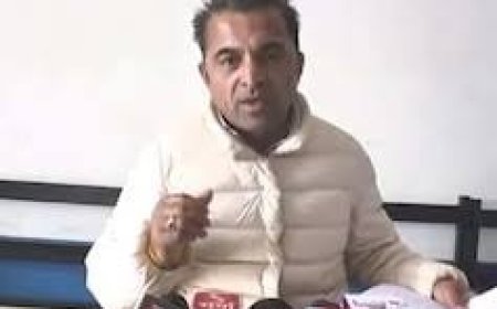 खैर काटन मामले की जांच को लेकर मीडिया से रूबरू हुए पर्यावरण विद् और समाजसेवी नाथूराम चौहान