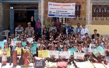 आपदा से निपटने के लिए किन्नौर में 3000 विद्यार्थियो को किया जाऐगा प्रशिक्षित