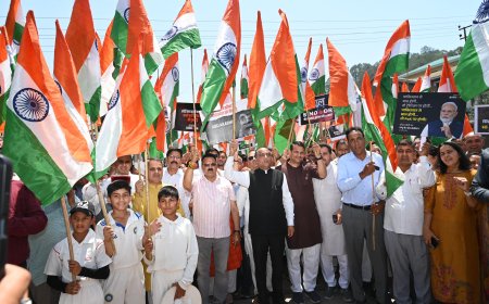 भारतीय सेना के सम्मान में आयोजित की जा रही तिरंगा यात्रा , पाकिस्तान ने कोई हरकत की तो देंगे युद्ध जैसा जवाब : जयराम ठाकुर