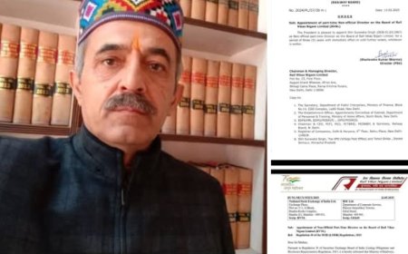 सिरमौर को जगी रेलवे लाइन की आस, सुरेंद्र हिंदुस्तानी को  रेलवे विकास निगम में मिली बड़ी जिम्मेदारी..