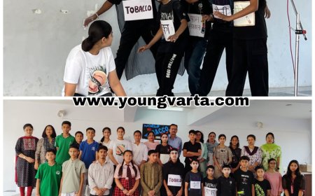 विश्व तंबाकू निषेध दिवस पर कैरियर अकादमी सीनियर सेकेंडरी स्कूल में इंटर हाउस स्किट प्रतियोगिता  