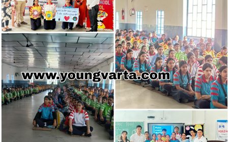 तम्बाकू नियंत्रण पर आयोजित भाषण और पोस्टर मेकिंग प्रतियोगिताओं में छात्रों ने लिया हिस्सा 