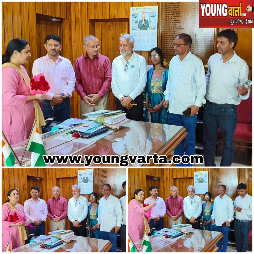 सिरमौर प्रेस क्लब के सदस्यों ने नवनियुक्त डीसी सिरमौर प्रियंका वर्मा से की मुलाकात