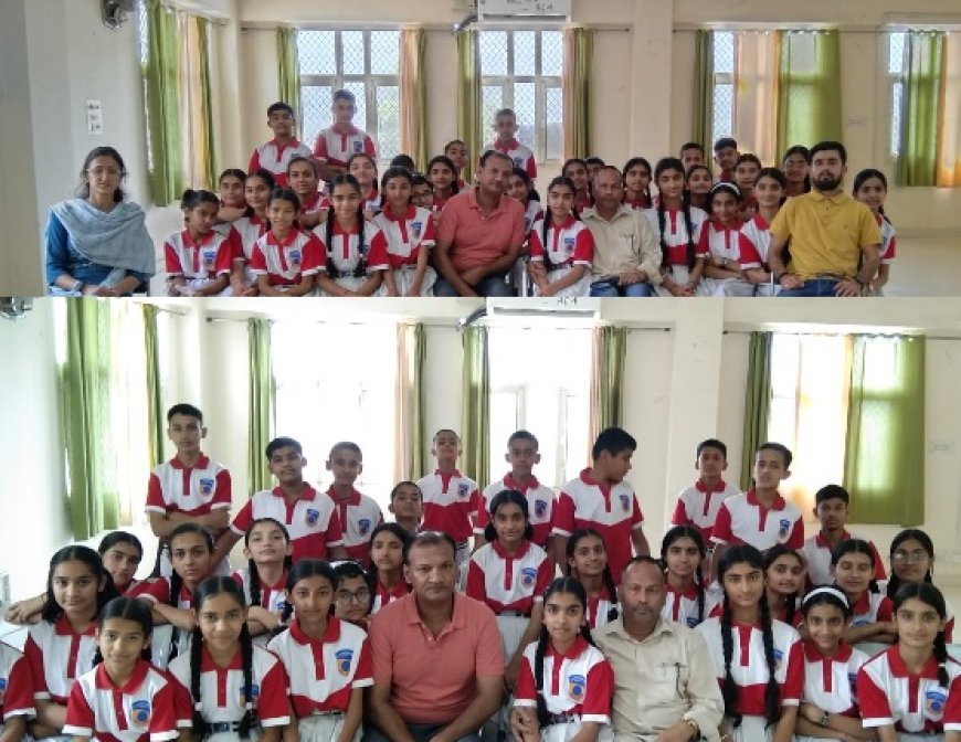 डीएवीएन पब्लिक स्कूल ददाहू रेड क्रास डे पर प्रधानाचार्य धनेन्द्र गोयल ने डाला प्रकाश