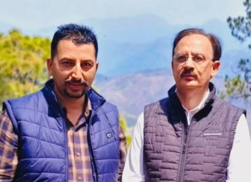 ठाकुर सुनील चौहान उद्योग मंत्री ठाकुर हर्षवर्धन चौहान के सोशल मीडिया कोडिनेटर नियुक्त