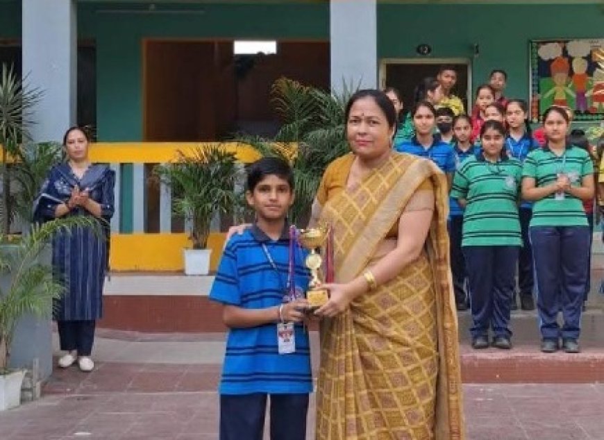 अपनी अद्वितीय प्रतिभा से राज्य स्तरीय शतरंज चैंपियनशिप में चयनित होने का अभिनव धीमान को मिला गौरव