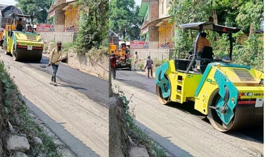 भंगानी बांगरण सड़क को पक्का कराने के लिए किरनेश जंग ने कांग्रेस नेता प्रदीप का जताया आभार