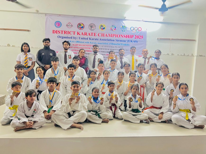 रक्षते मार्शल आर्ट अकादमी ने कराटे चैंपियनशिप 2025 में 33 छात्रों ने झटके पदक